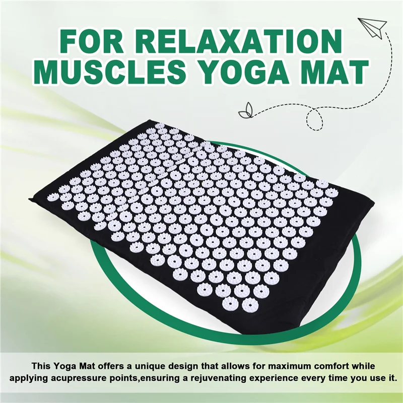 Tapis d'Acupression Y67A – Soulagement du Stress & Détente Musculaire