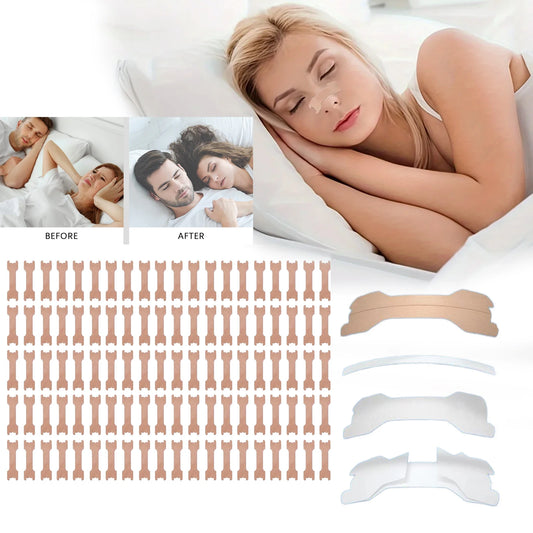 Bandelettes Nasales Anti-Ronflement - Respiration Facilitée