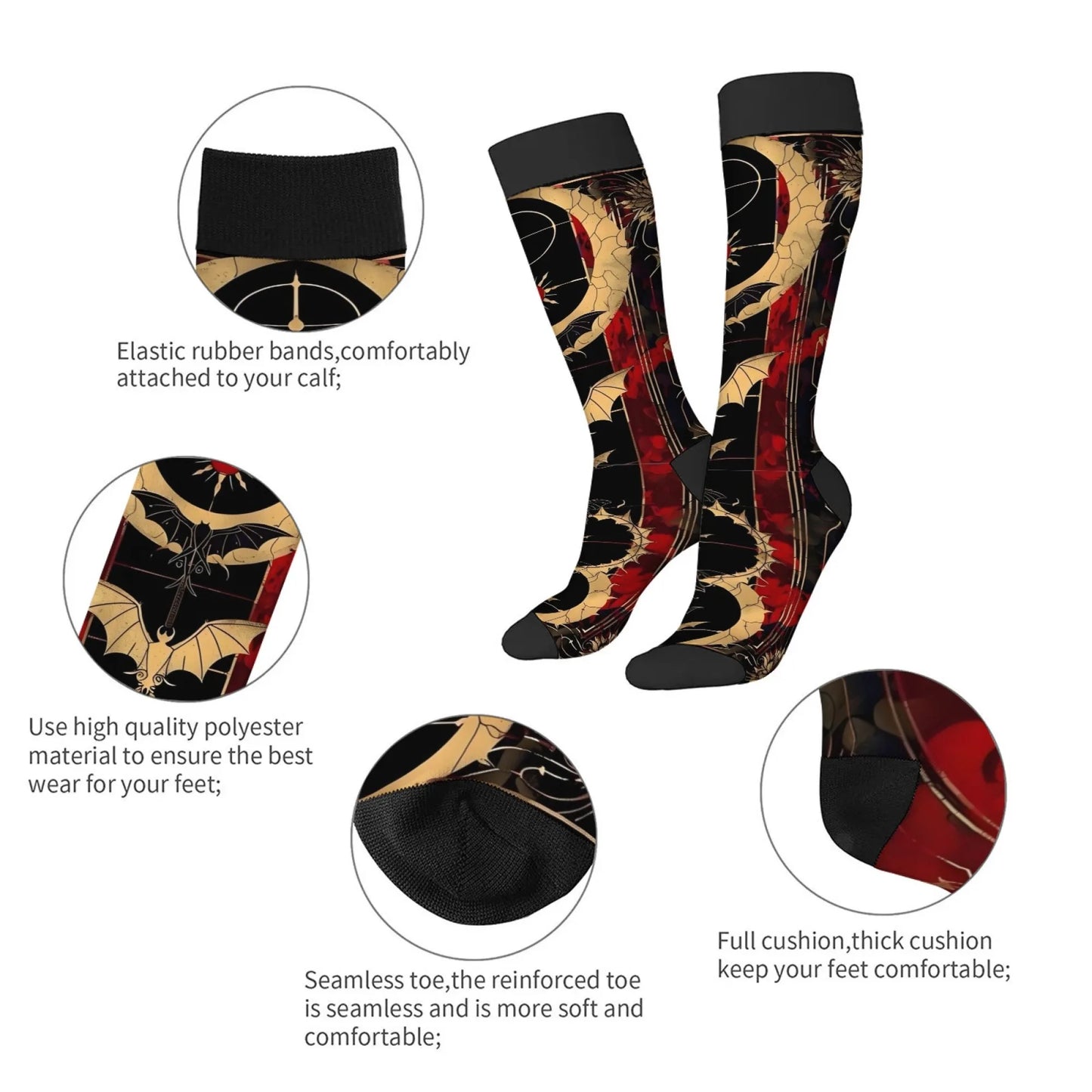 Chaussettes de Compression Sport Motif Original — Running & Randonnée