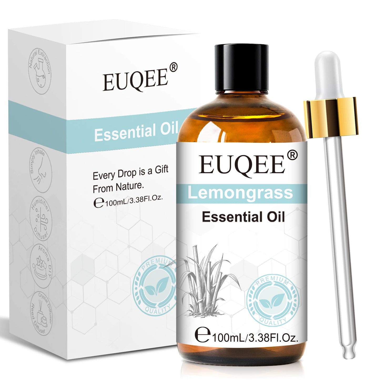 Coffret Huiles Essentielles 100ml — Lavande, Vanille, Santal & Bergamote