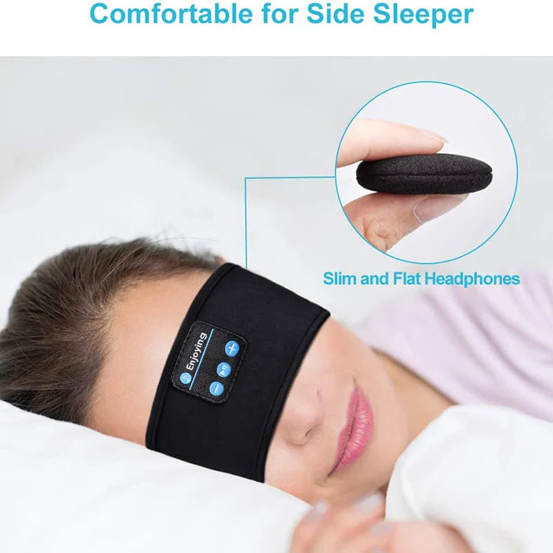 Bandeau Bluetooth avec Masque de Sommeil - Sport & Voyage