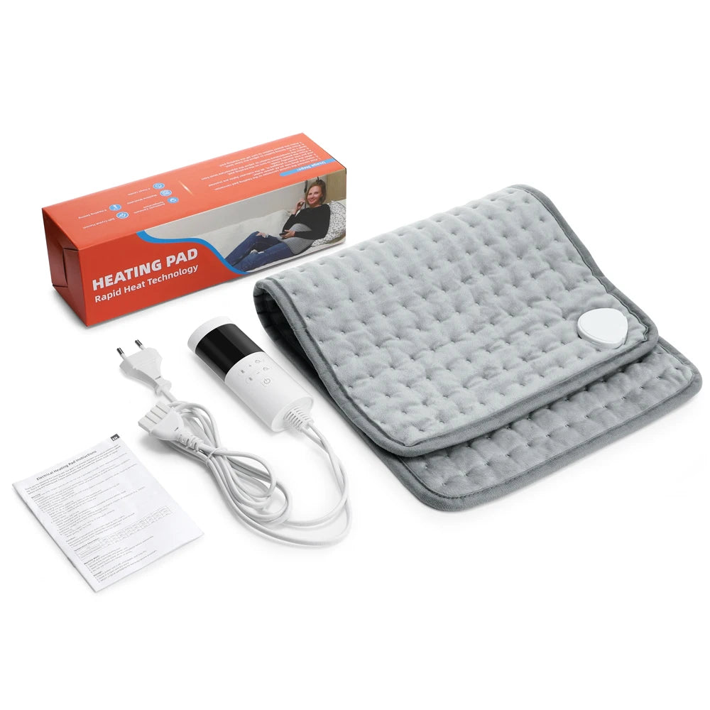 Coussin Chauffant Électrique 58x29cm avec Thermostat – Douleurs Lombaires & Règles