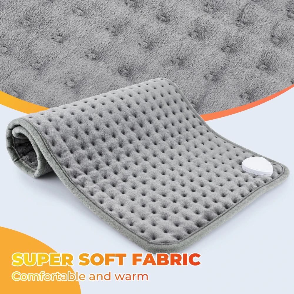 Coussin Chauffant Électrique 58x29cm avec Thermostat – Douleurs Lombaires & Règles