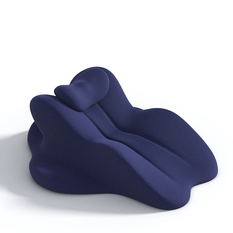Oreiller de Lecture en Mousse à Mémoire de Forme pour Lit - Oreiller Ergonomique Adulte, Soutien Menton et Dos