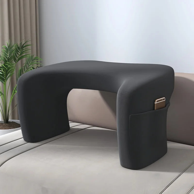 Oreiller en Mousse à Mémoire de Forme pour Lit, Lecture, Jeux Vidéo et Bureau - Soutien Ergonomique, Portable, Hauteur Réglable, Anti-Ronflement