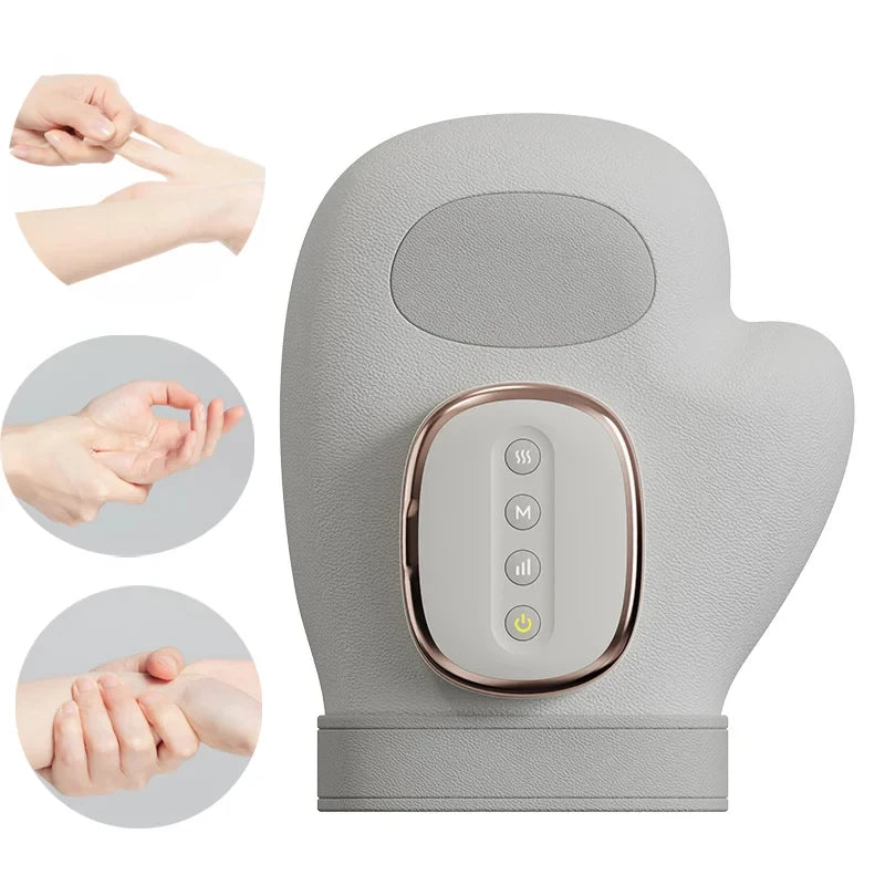 Masseur de Mains Grande Taille - 5 Niveaux & 3 Modes de Compression