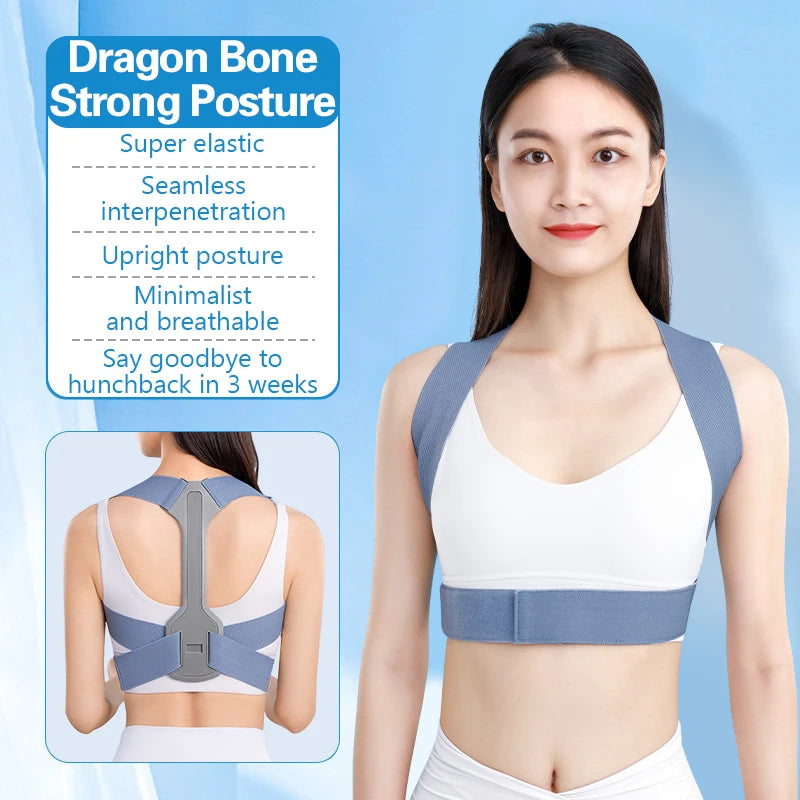 Orthèse Correctrice de Posture Haut du Dos – Soutien Épaules, Nuque & Dos