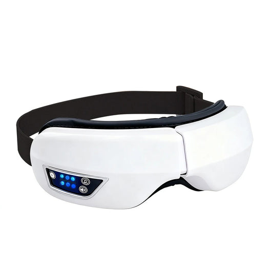 Masseur Oculaire Électrique Pliable — Airbag, Vibrations & Musique Bluetooth