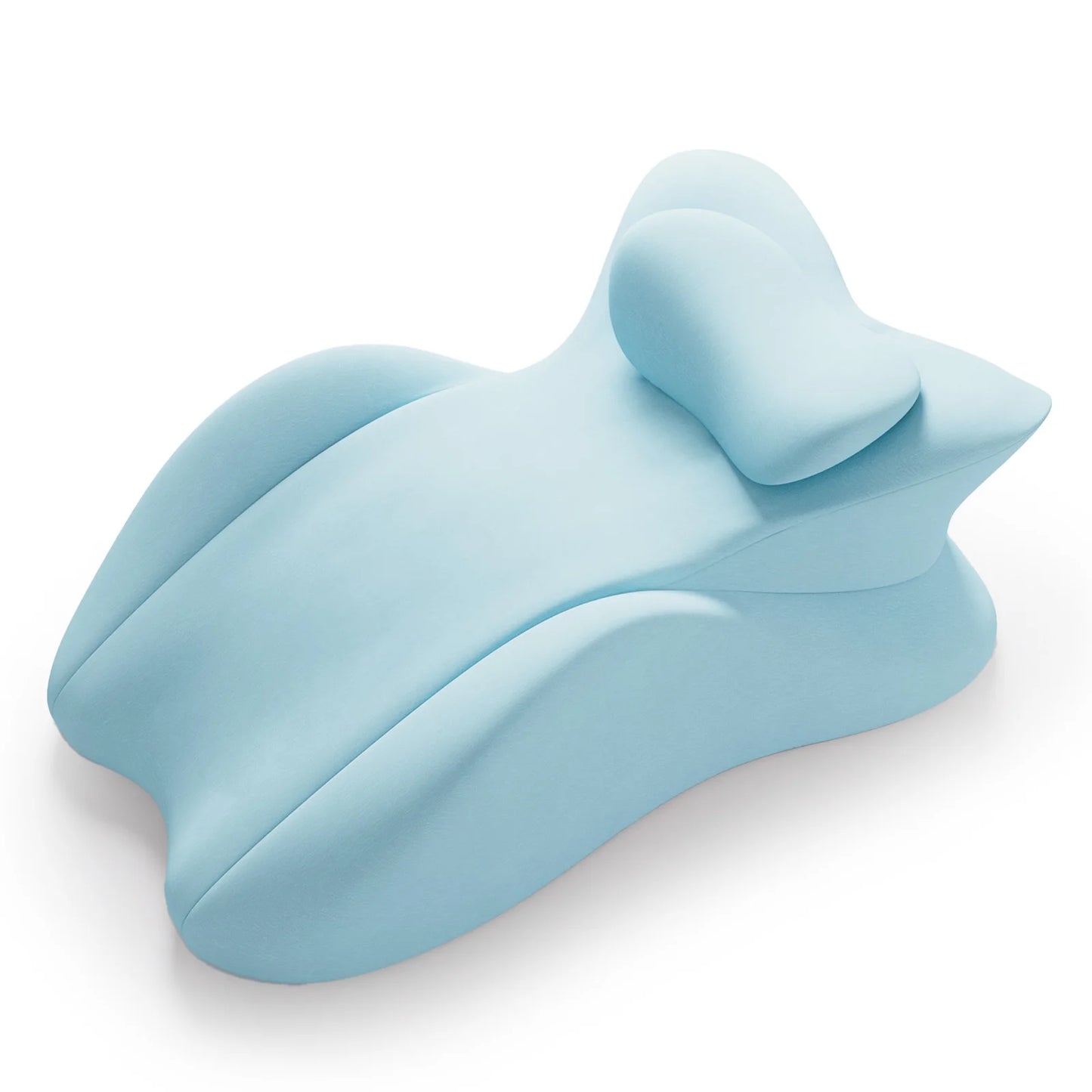 Oreiller Ergonomique Multipositions en Mousse à Mémoire de Forme avec Housse Amovible - Oreiller pour Couple, Soulage les Douleurs Corporelles